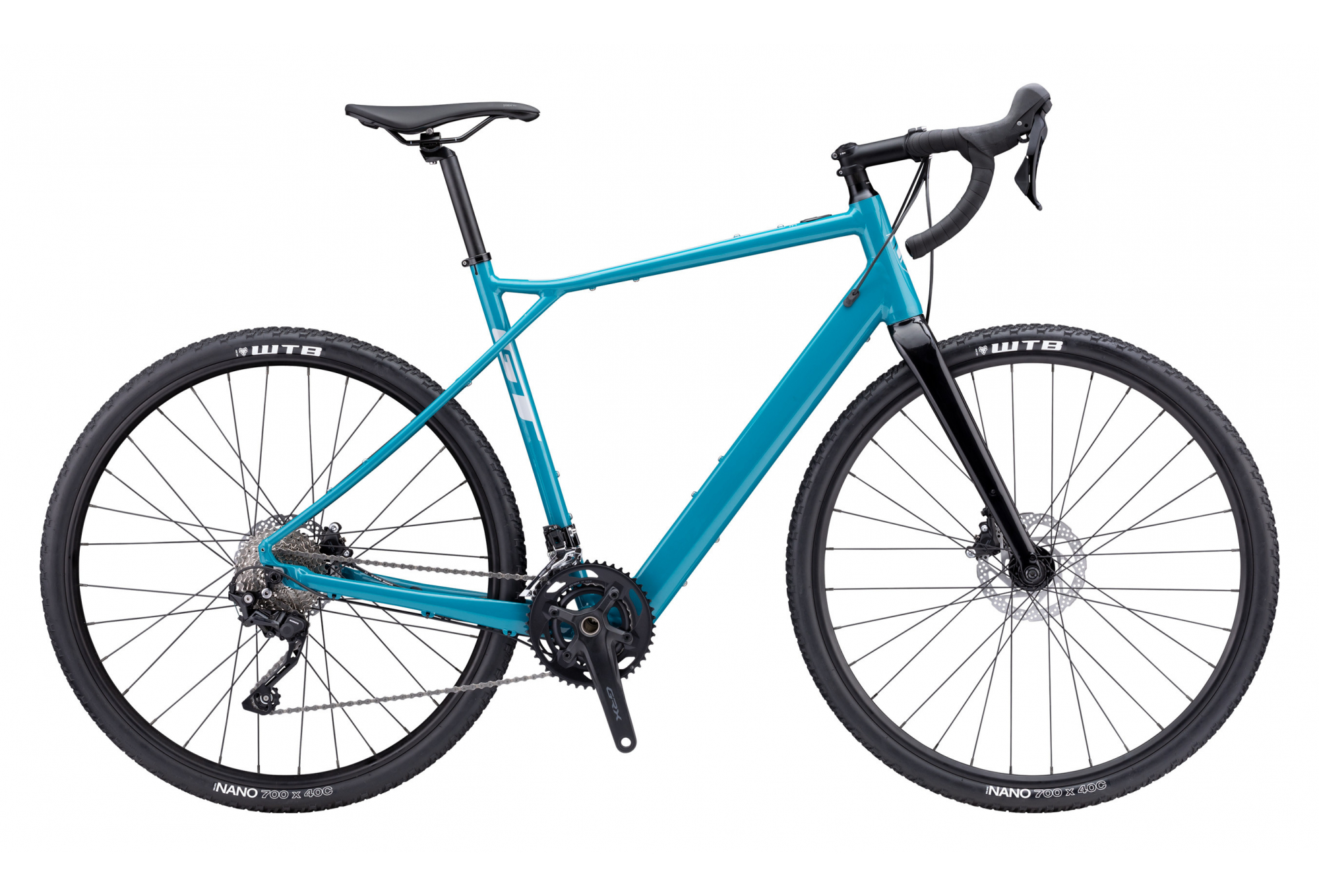 GRAVEL BIKE ÉLECTRIQUE GT GRADE BOLT SHIMANO GRX 10V 250 WH 700 MM BLEU