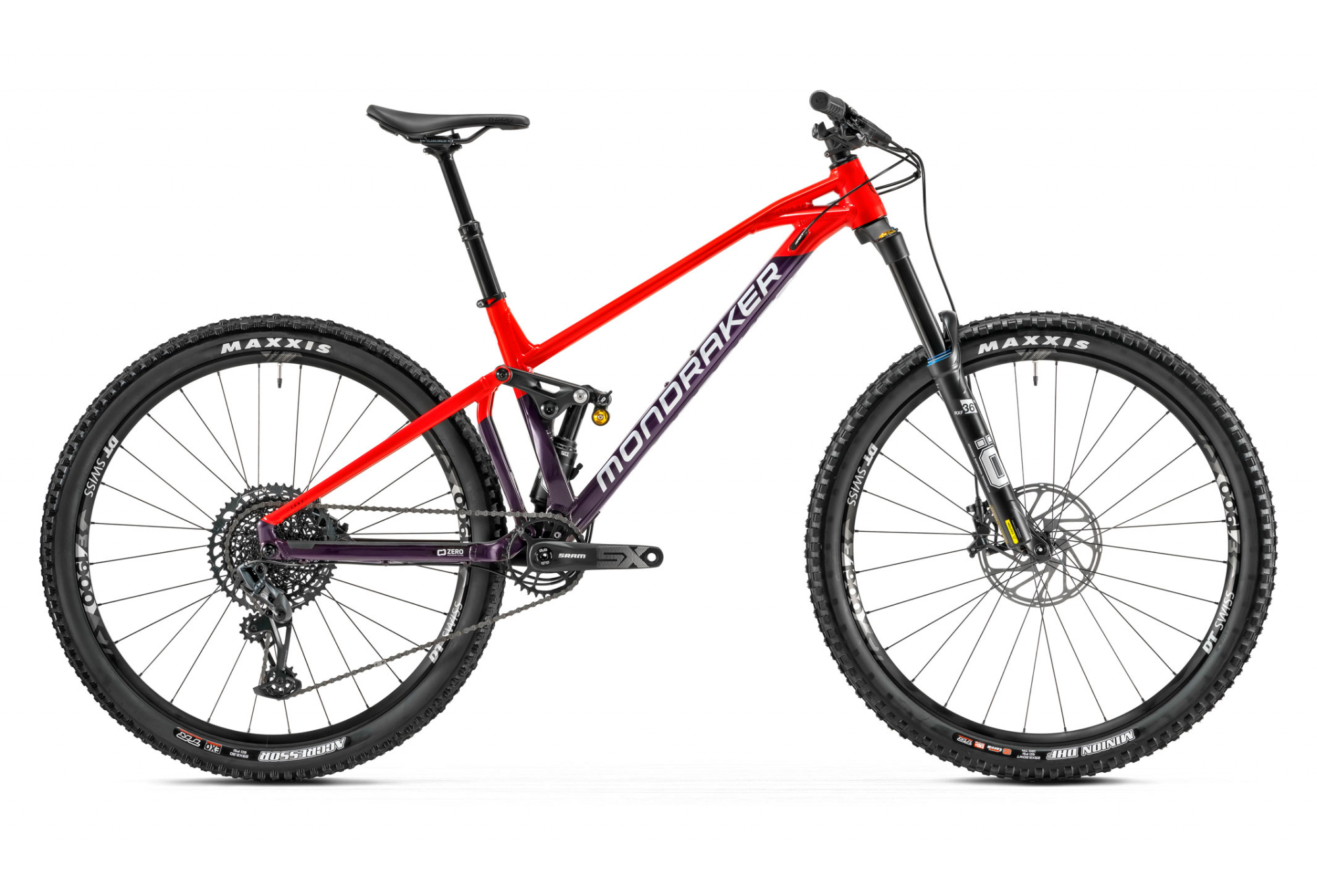 VTT TOUT-SUSPENDU MONDRAKER FOXY R SRAM NX/SX EAGLE 12V 29'' VIOLET FONCÉ ROUGE 2022