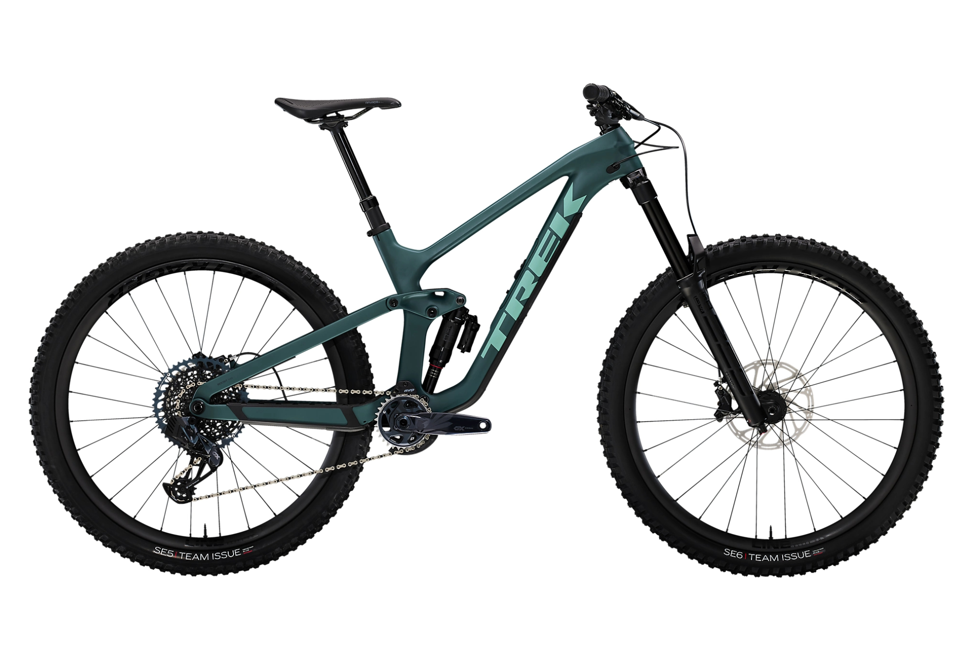 VTT TOUT SUSPENDU TREK SLASH 9.8 SRAM GX EAGLE AXS 12V 29'' VERT MAT 2023