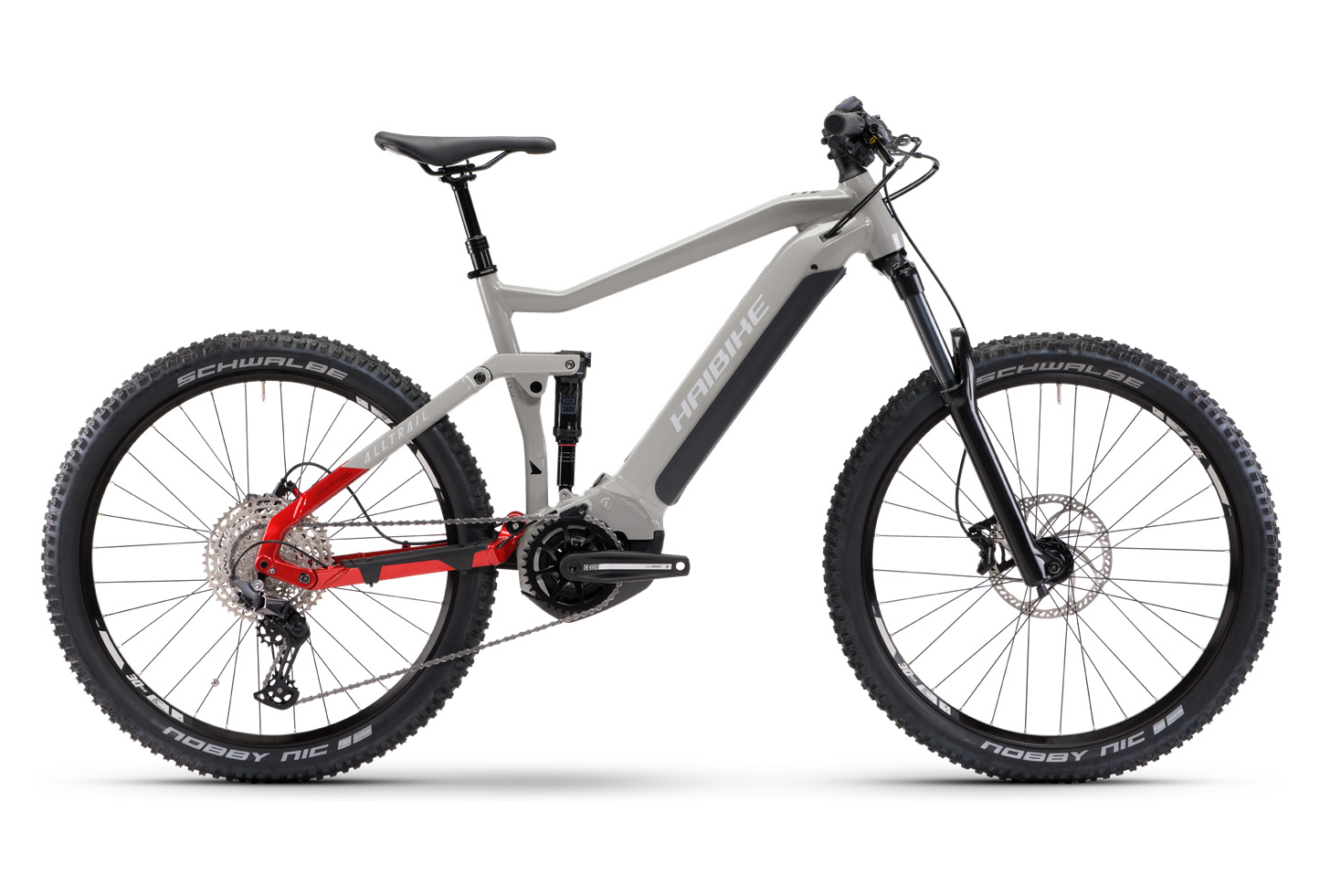 VTT ÉLECTRIQUE TOUT-SUSPENDU HAIBIKE ALLTRAIL 5 29 SHIMANO DEORE 12V 630 WH 29'' GRIS URBAN 2022