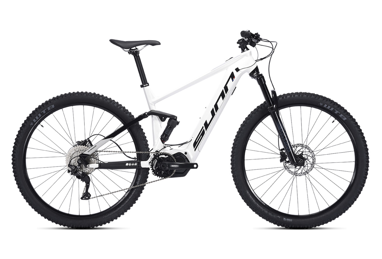 VTT ÉLECTRIQUE TOUT-SUSPENDU SUNN GORDON S2 SHIMANO DEORE 10V 29'' 500 WH BLANC