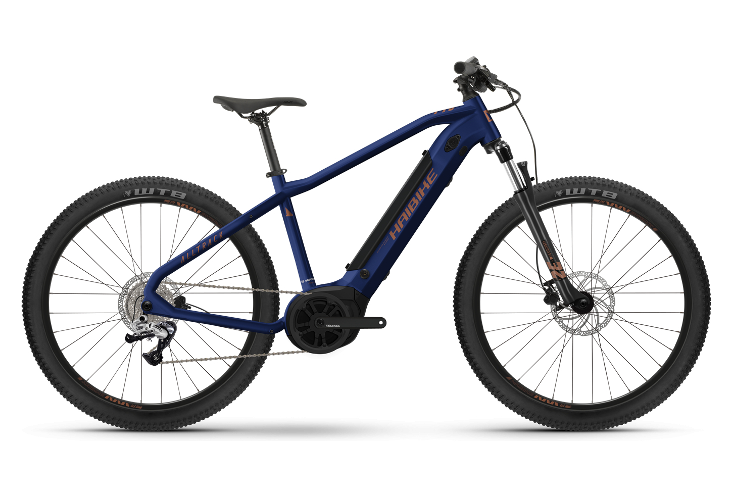 VTT ELECTRIQUE SEMI-RIGIDE HAIBIKE ALLTRACK 4 SHIMANO ALIVIO 9V 500 WH 29'' BLEU 2023