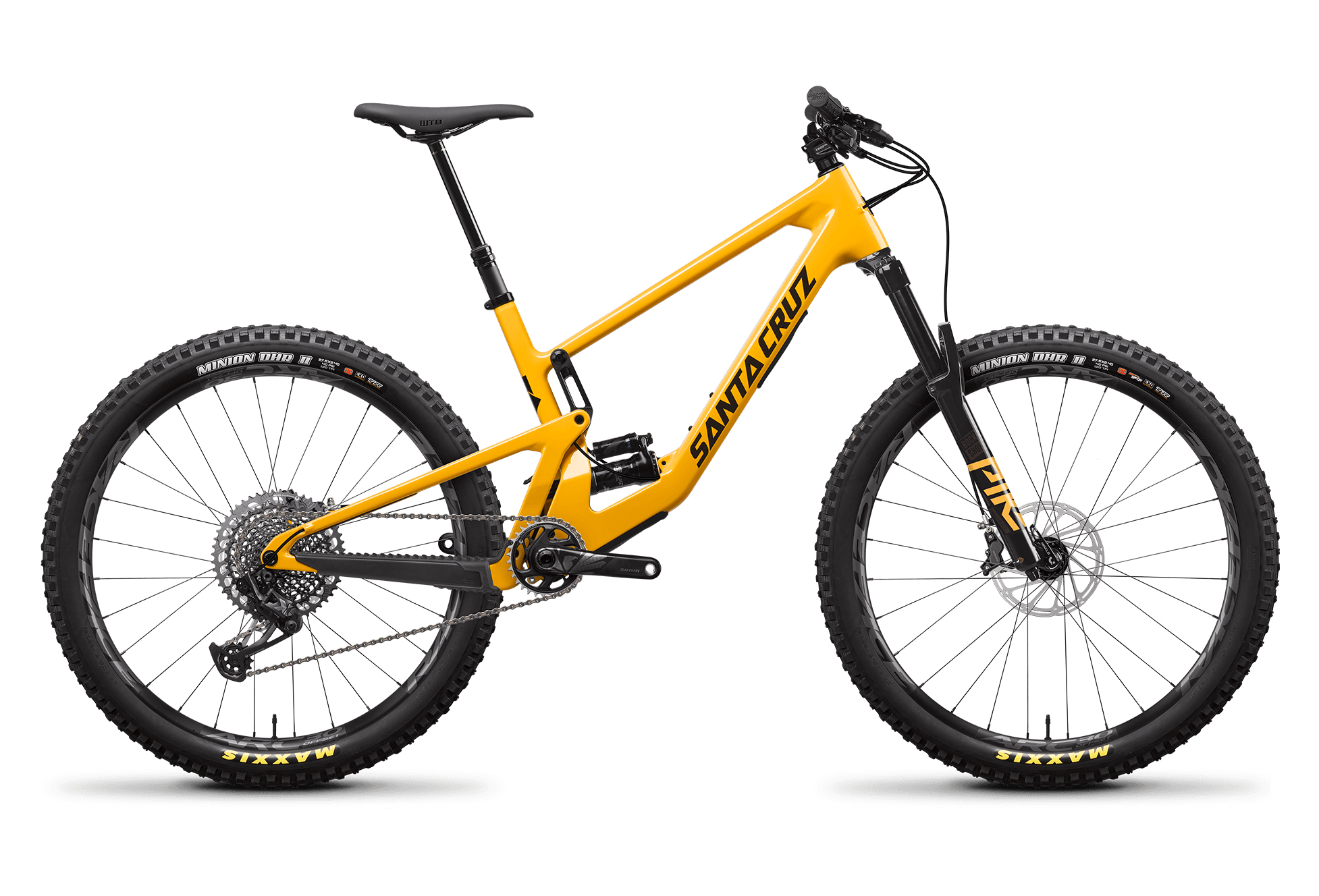 VELO TOUT-SUSPENDU SANTA CRUZ 5010 CARBONE CC 27.5'' | SRAM X01 EAGLE 12V | JAUNE GOLDEN ET NOIR 2022